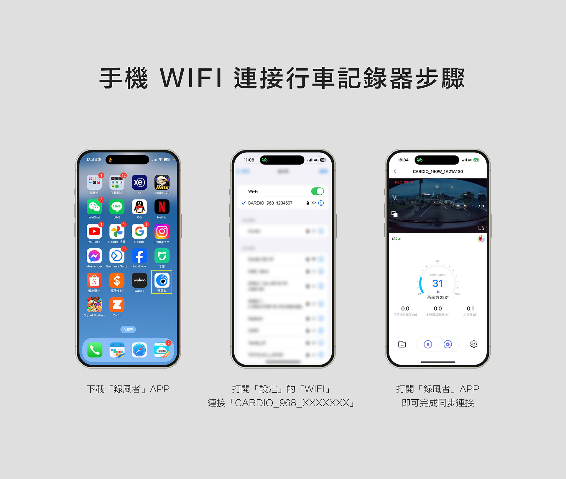 CML-968｜WIFI / BSD偵測 / 科技執法偵測 / 超廣角4K電子後視鏡